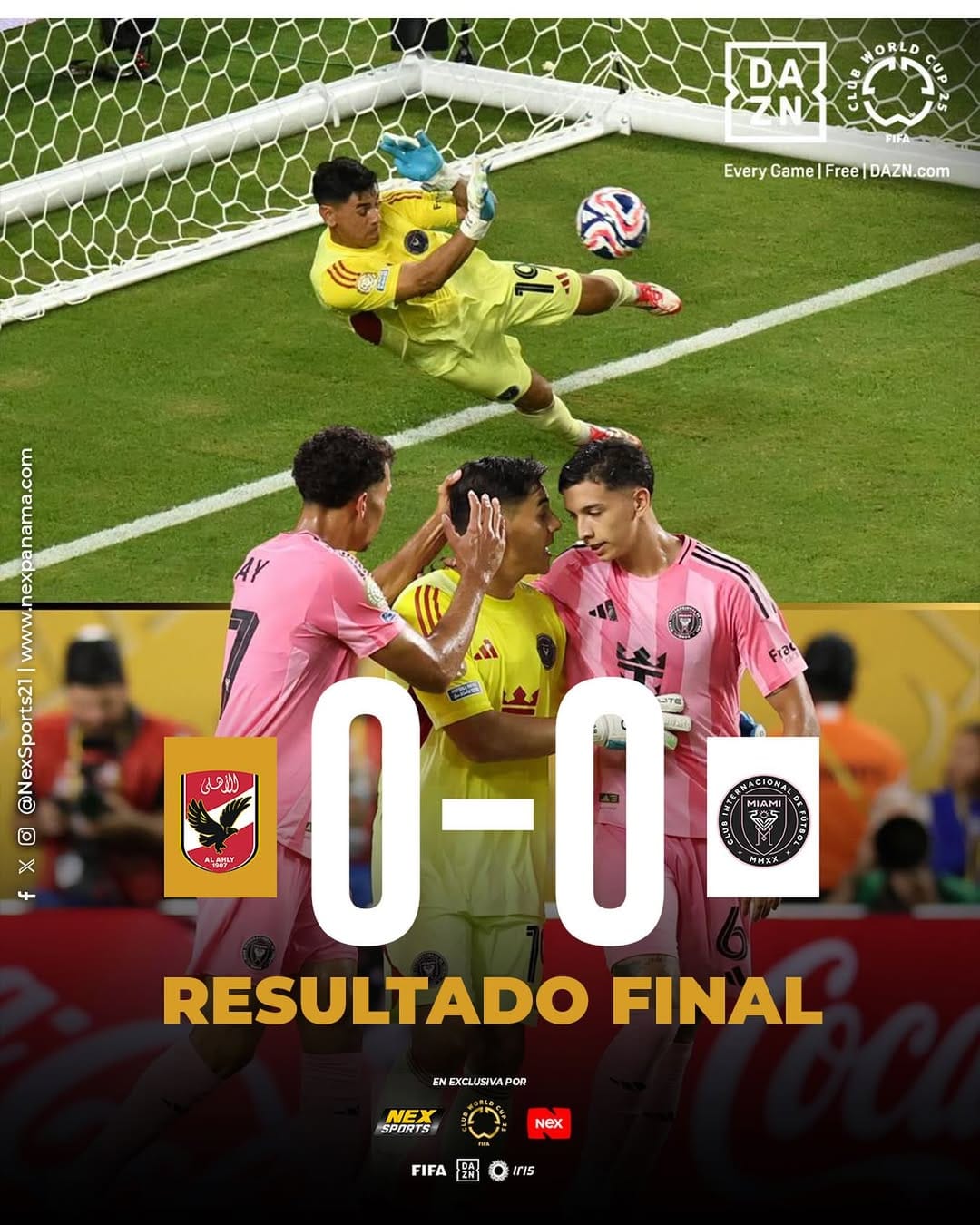 inter de miami empato en el mundial de clubes