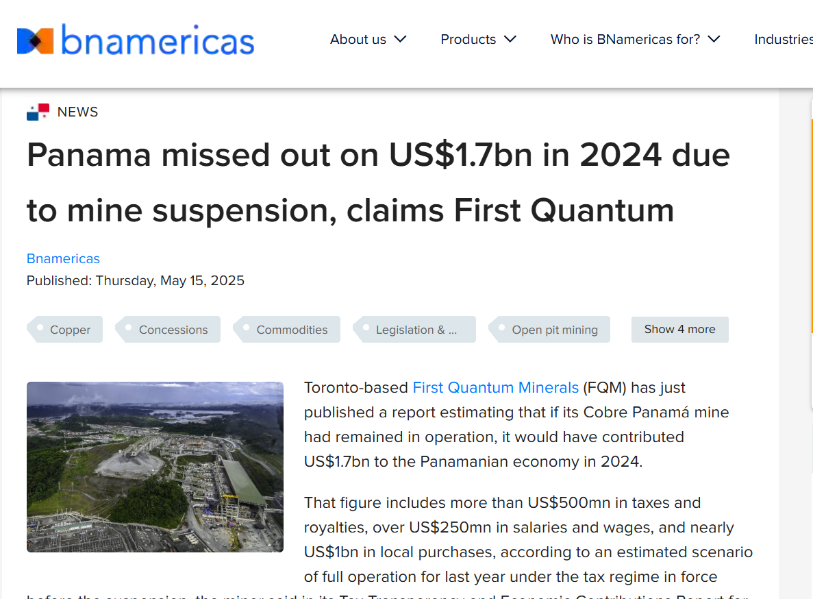 panama perdio mina panama tw
