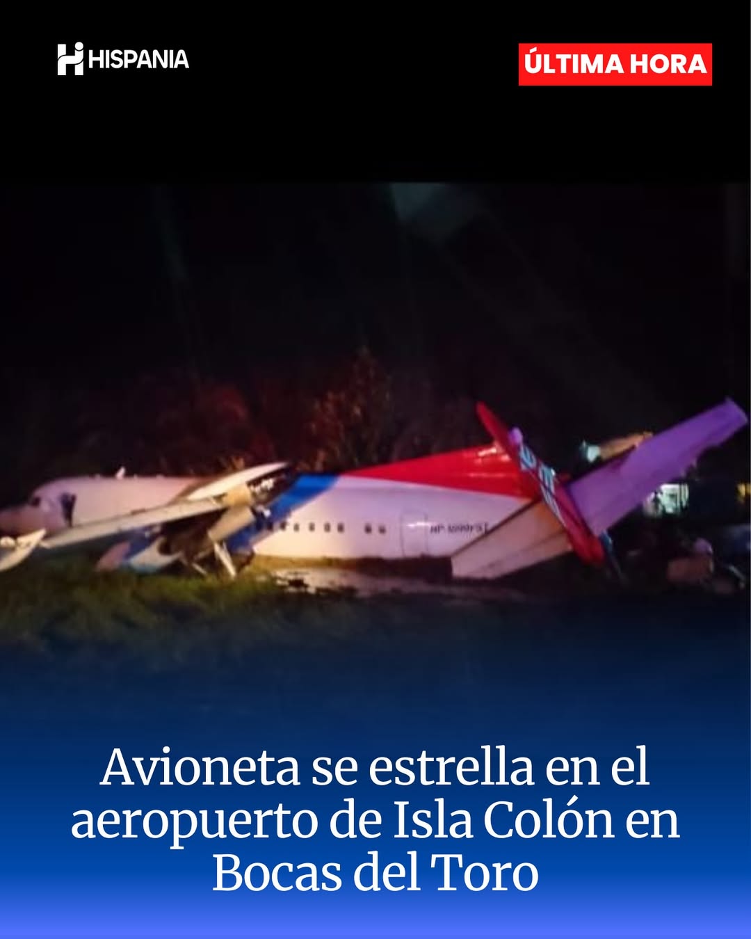 se cae avion en bocas del toro panama